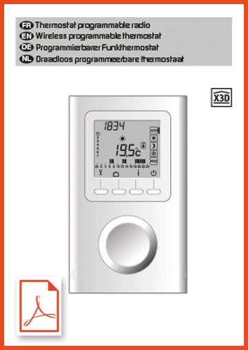 Bedienungsanleitung Funkthermostat DE (Farbdisplay)