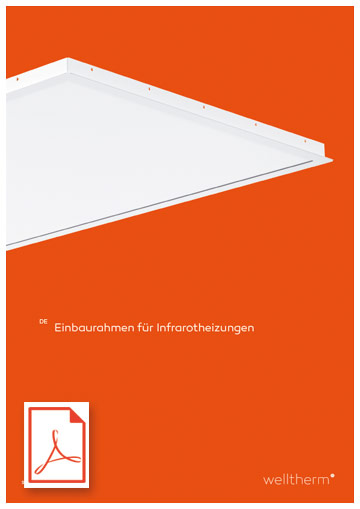 Einbaurahmen für Infrarotheizungen