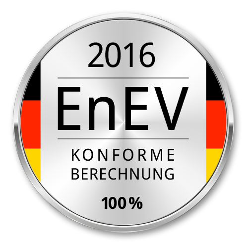 EnEV konform 100% EnEV konform 100%